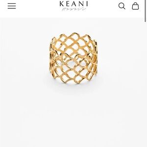 Gold Openwork mermaid Ring